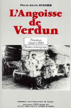 L'Angoisse de Verdun (Pierre-Alexis Muenier - Ed. 1991)